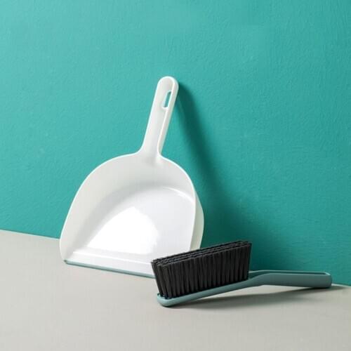 2 Pcs Broom Dustpan-Suit New Mini Desktop Sweep Cleaning Brush Small Broom Dustpan Set Cute Little Household Cleaning Tools