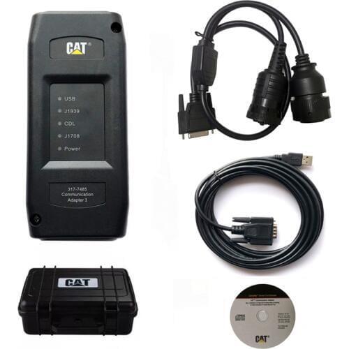 2020 Real CAT ET3 Adapter III 317-7485 2015A 9+14 pin 2 in 1 cable truck diagnostic tool CAT Communication III CAT3 without WIFI