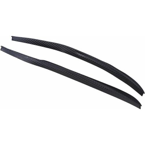 2X Car Truck Carbon Fibe Rubber Wheel Eyebrow Protector Lip Sticker Trim Fender Flare Anti-scratch Wheel Arch Trim Strip