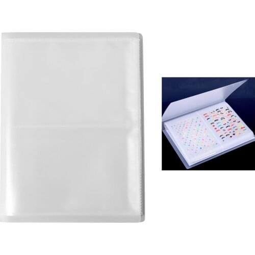 Photo Album Manicure Nail Art Tools Display Display Book Container