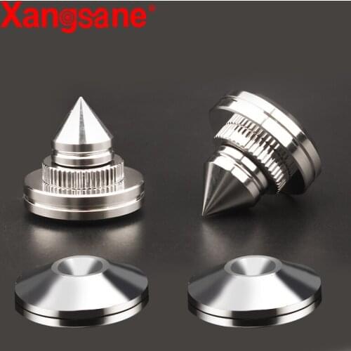 Xangsane pure copper rhodium-plated shock-absorbing foot nail foot pad amplifier CD tube amplifier foot pad can be fine-tuned