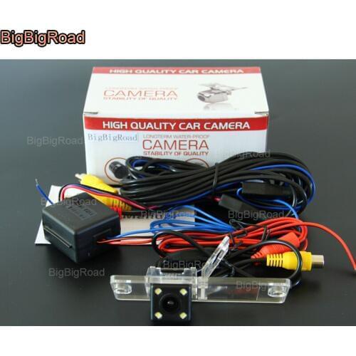 BigBigRoad Car Rear View Reversing Backup Camera with power relay / Filter For Mitsubishi Pajero 2009 2010 2011 2012 Zinger L200