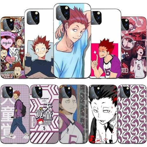 Tendo Satori Haikyuu Case For iPhone 11 Pro XS Max XR X Soft Cover For iPhone 12 Mini 7 8 Plus SE Phone Case