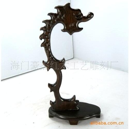 Black sticks of wood frame mahogany faucet hanging jade jade hanging rack hanging jade African ebony frame trumpet