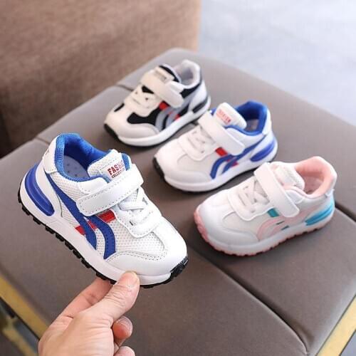 Childrens Shoes 2021 New Boys' Primary School Sports Shoes Breathable Hollow Shoes Girls' Board Shoes
