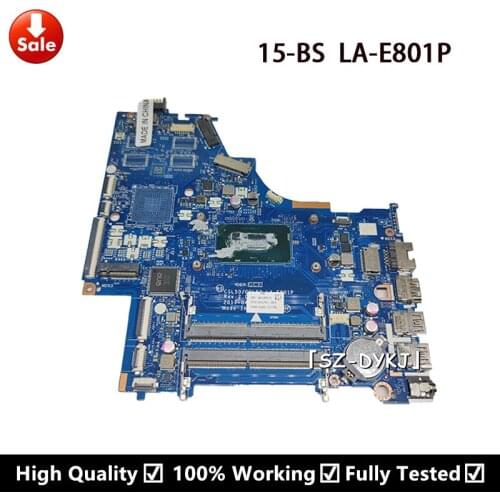 For HP Pavilion 15-BS Mainboard SR342 I5-7200U 924751-601 924751-001 CSL50/CSL52 LA-E801P Laptop motherboard