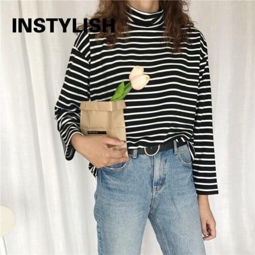 Женские полосатые футболки INSTYLISH China At AliExpress