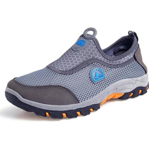 2021 Summer Slip-On Mesh Sneakers Men Shoes Out door Breathable Comfortable Male Shoes Loafers Casual Walking Footwear