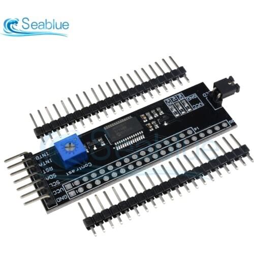 MCP23017 12864 128*64 LCD I2C IIC TWI SPI Serial Interface Adapter Plate Board Converter Module For Arduino 1602 2004 With Pins
