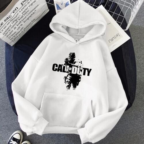 Men Clothing Call of Duty Warzone Hoodies Graphic Sweatshirt Fashion Autumn Winter Oversized Hooded Harajuku Casual Tops Hoody