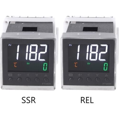 Relay SSR Output K J Pt100 PID Thermostat Din AC 100-240V Temperature Controller 667A