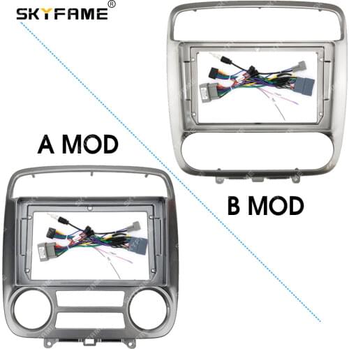SKYFAME Car Frame Cable Honda Stream 2001-2004 Android Screen Dask Kit Fascia Frame