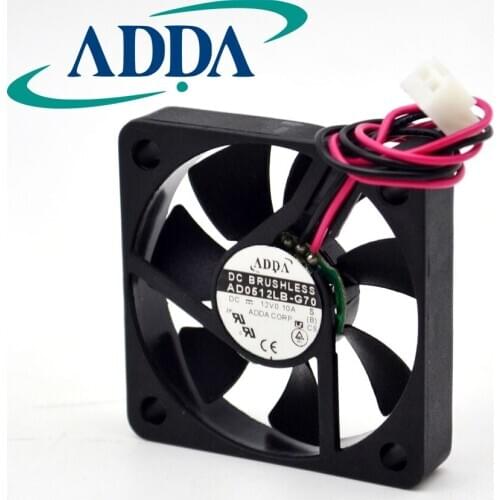 1pcs AD0512LB-G70 12V 0.10A 5010 50mm 50*50*10mm dual ball bearing silent cooling fan