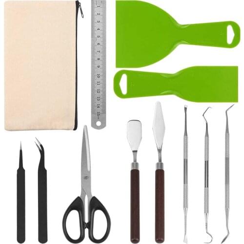 12PCS Engraving Tool Set DIY Hand - Made Paper - Cut Greeting Card Vinyl Weeding Tools Set Basic Craft Weeding Kit For Learners