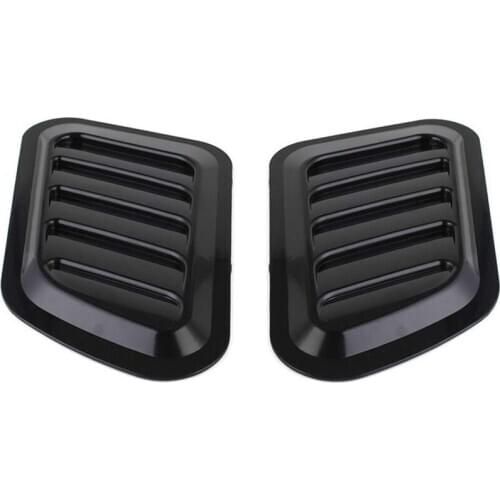 2 x ABS Car Universal Decorative Intake Scoop Turbo Bonnet Vent Cover Hood Auto