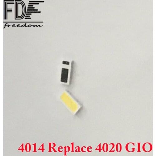2000PCS GIO LG SEOUL LED Backlight High Power 0.2W 1W 3V 6V NEW 4014 4020 white 80LM DPA42W0218AG0A/4020C-W3C6 TV Application