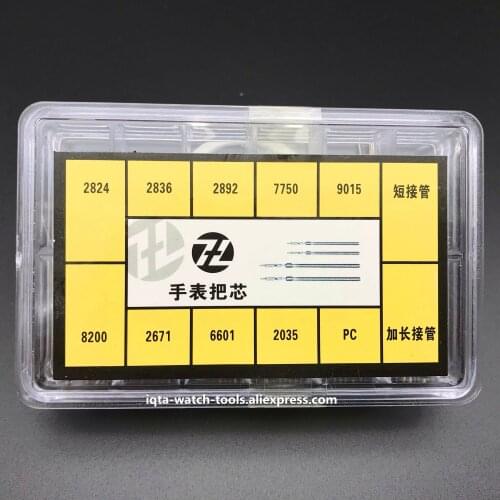 Free Shipping 1 Set Stainless Steel 2824/2836/8200/2035/7750/PC Stems and Extension Stems for Watch Repair