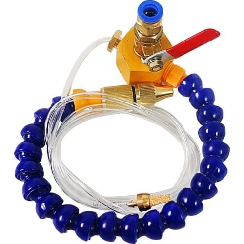 Flexible Water Oil Coolant Pipe Hose with Switch Magnet Lathe Milling CNC Tools for Spindle Motor Cooling