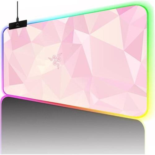 Gaming Mouse Pad Backlit Mat Rgb Mousepad Xxl Gamer Keyboard Razer Mause Pad Computer Desk Mice Mat Gaming Laptop Mousepad Rgb