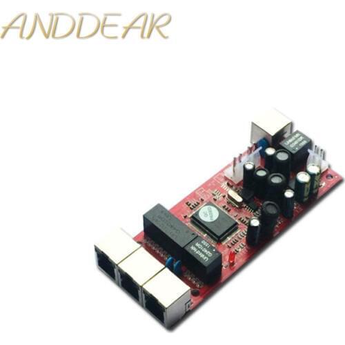 Switch module 4 port 10/100/1000 mbps Un management Ethernet switch RJ45 port unmanaged commercial Ethernet switch