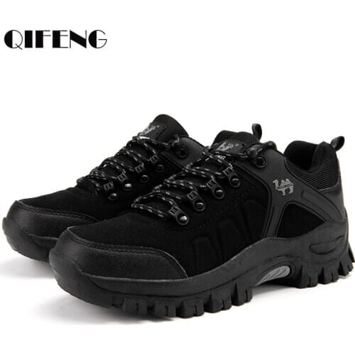 Large Size Rubber Men Leather Casual Shoes Winter Warm Fur Non Slip Work Sneakers Black Suede Footwear Jeans Boy Lace Up Spring