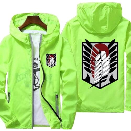 Attack On Titan Jackets and Coats New Mens Spring summer Jacket Men Outdoors Clothes Casual Streetwear