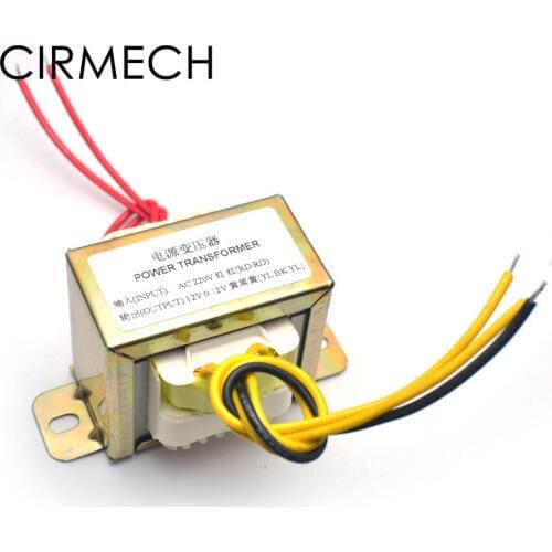 CIRMECH Dual ac 12v 30W Square EI transformer for preamplifer amplifer tone board use 110V 220V in optional