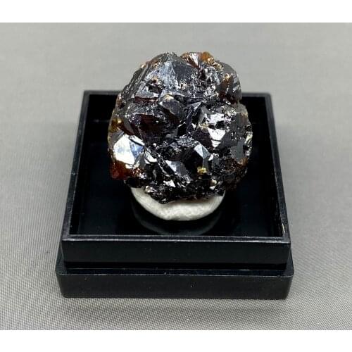 Best! 100% Natural rare sphalerite mineral specimens stones and crystals quartz crystals healing crystal box size 2.8 cm