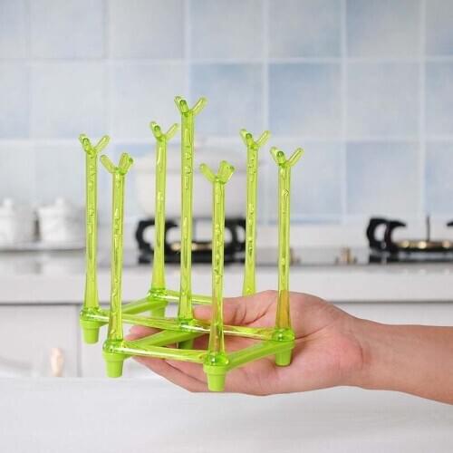 Mini Baby Detachable Feeding Bottle Drying Rack Nipple Shelf Pacifier Holder