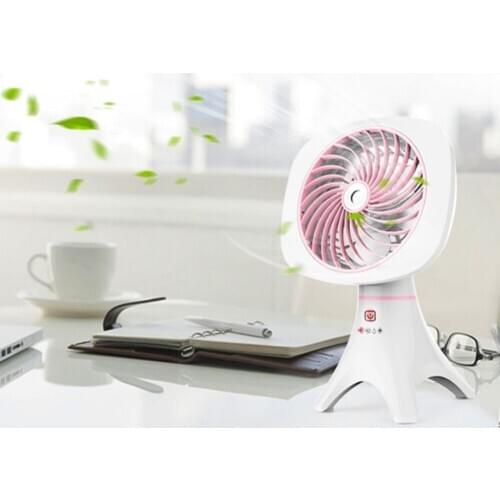 Fan Mini USB Charger Touch 4 Modes Quiet USB Fan Small Cooling Mini Desk Misting Spray Fan Air Circulator Humidifier Spray Home