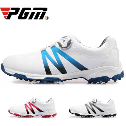 PGM new golf shoes mens ventilation woven fabric not easy deformation patent high quality sneakers men ball shoes sports shoes