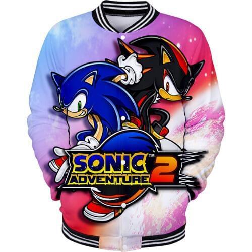 2019 spring new fashion jacket harajuku Teen Sonic 3D printing men and women hip hop sweatshirts mans streetwear hoodie