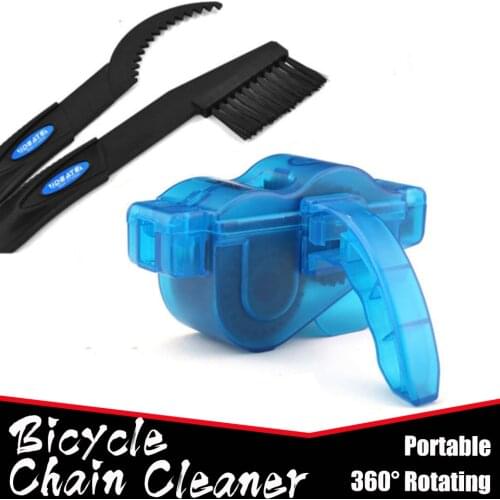 Bike Chain Cleaner Cleaning Scrubber Brushes Bicycle Chain Brush Wash Tool Set for MTB Mountain Bicycle