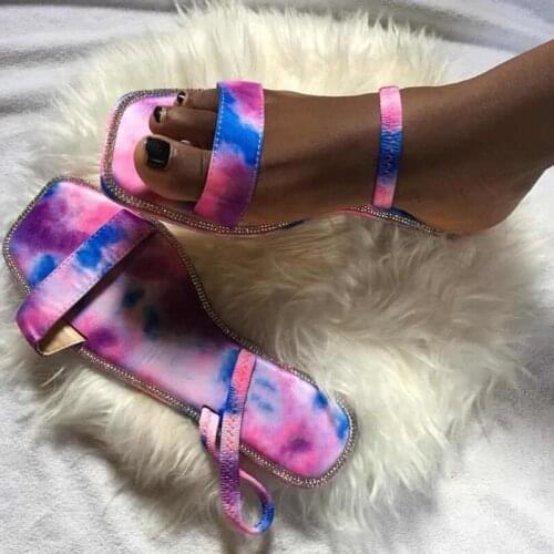Sexy Colorful Shoes Woman Summer Slippers Roman Style Outdoor Slides Soft Non-slip Beach Sandals Comfortable Flip-flops 37-42