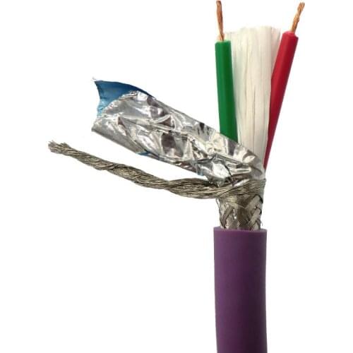 Profibus Bus Cable 2 core 0.25mm² 24AWG Flexible Bus Wire