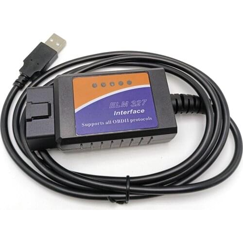XYCING Scan Tool ELM327 V2.1 Scanner Software USB Plastic with FT232RL Chip - SC02 Key Programmer