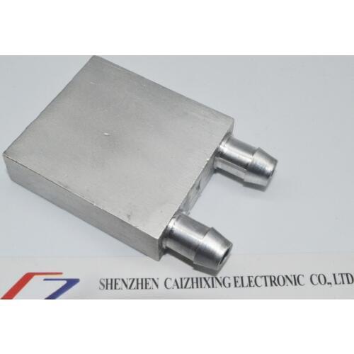 Special offer) Auminum Water Cooling Block 40x40x12mm Liquid Cooler Waterblock radiator for GPU CPU cooling
