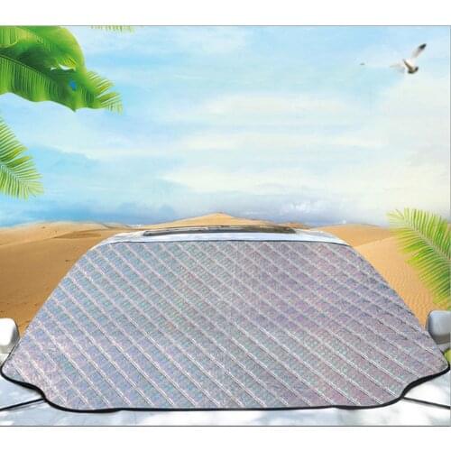 Universal Car Windshield Snow Cover,Car Sunshades with Magnetic Edges Snow Cotton Thicker Windshield