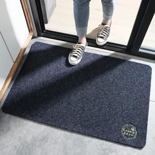 Japanese Simplicity Indoor Super Absorbs Doormat Latex Backing Non Slip Door Mat for Small Front Door Inside Floor Dirt Trapper