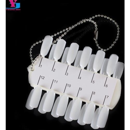 5pcs/lot Hot Cheap Nail Art Display Color Chart False Nail Tips Salon Art Tools Polish UV Gel Practice Manicure Tools Decoration