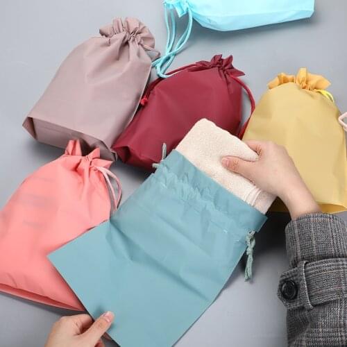 1 piece Waterproof Non-Woven Shoes Bag for Travel Portable Shoe Storage Bag Organize Tote Drawstring Bag Dolap Organizer