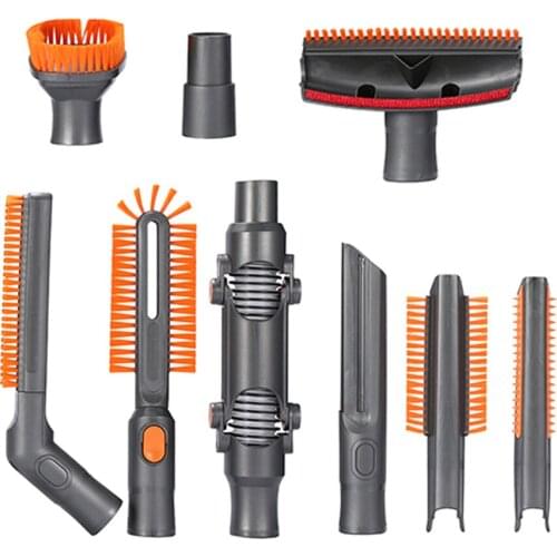 9Pcs Sweeper Flat Suction Nozzle Brush Head 32mm for Karcher VC4/ Philips / LG/ Midea Vacuum Cleaner Parts Accessories