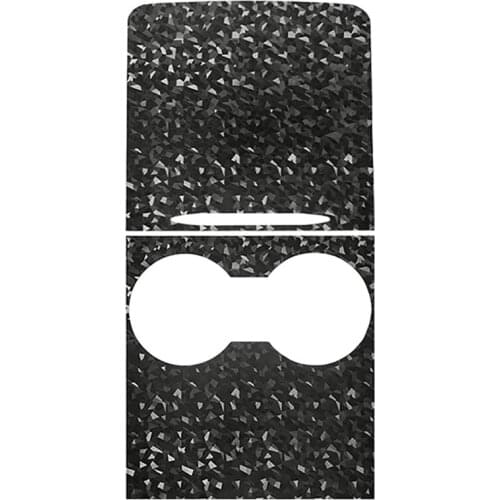 Car Black Center Console Instrument Panel Protective Sticker Decoration Trim for Tesla Model 3 Y 2021