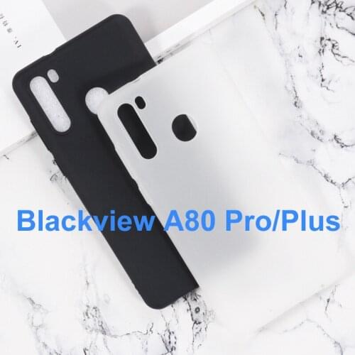 Case For Blackview A80 Pro Full Protection Cover Shell Soft TPU Capa For Blackview A80 Plus Back Cover Funda Coque Matte Silicon
