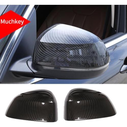 For BMW X5 F15 2014-2018 carbon fiber Scratch-proof rear view mirror cover 2pcs
