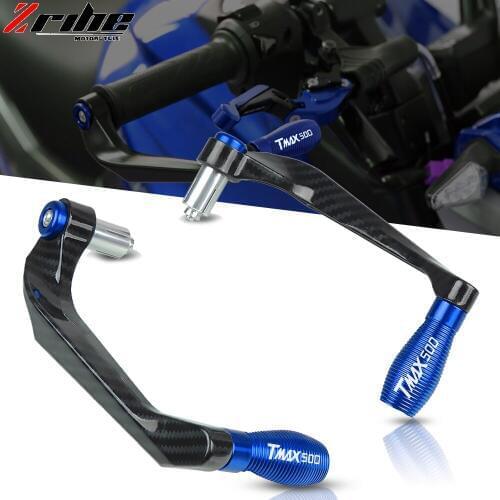 For YAMAHA TMAX500 T-MAX TMAX 500 SX DX 2001-2017 2016 Motorcycle Universal Handlebar Grips Brake Clutch Levers Guard Protector