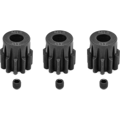 3pcs 8mm M1.5 Chrome Steel Gear 11T/12T/15T/17T/19T/20T For Motor Shaft 8mm 1/5Th RC Car Rc Car Kit Parts