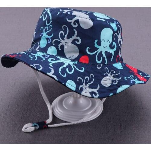 Panama Hat Boy Kids Summer Sun Beach Wide Brim With String UV Protection Breathable Holiday Outdoor Accessory For Child Toddler