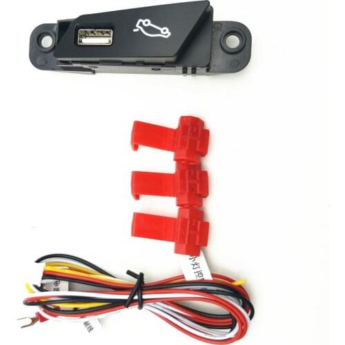 Car Trunk Switch Luggage Box Trunk Open Close Switch Button Assembly with USB Port for Chevrolet Cruze Auto Interior Accessories