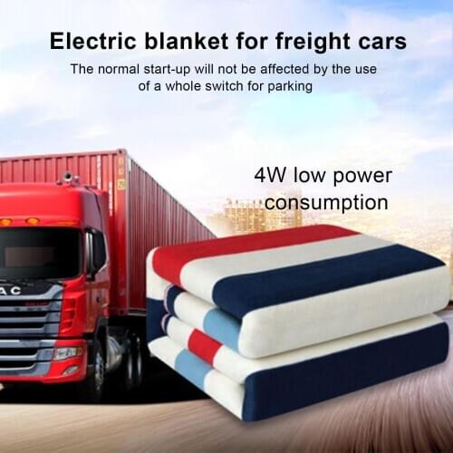 12V Synthetic Fiber Warmer Bed Pad Cushion Electric Heated Blanket for Car Truck Car Accessories Interior